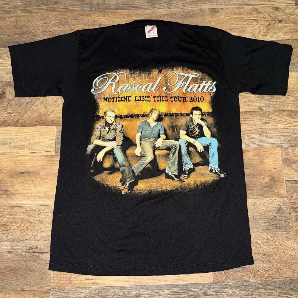 Rare Vintage 2010 Rascal Flatts Nothing Like‎ This Tour T-shirt JERZEES Medium
